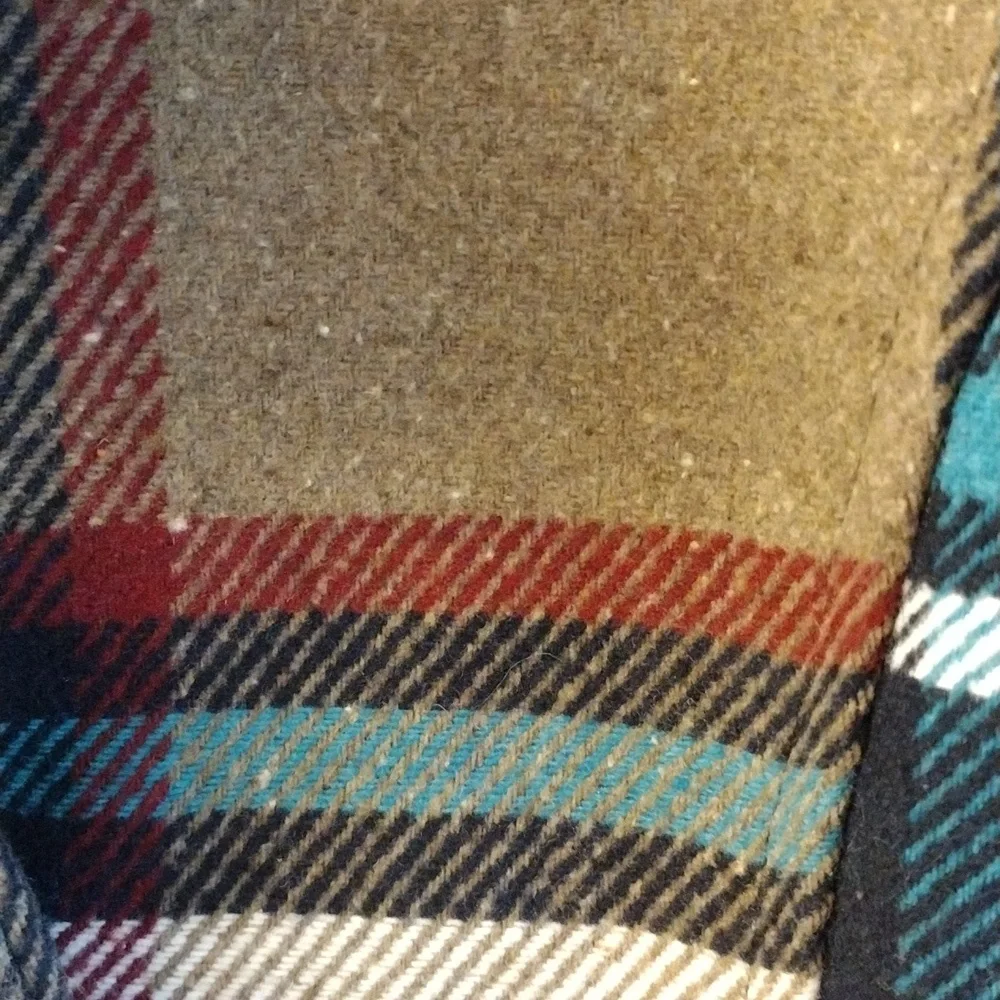 Me Jane Women's Plaid Peacoat Multi Color, Size XS - Picture 6 of 15